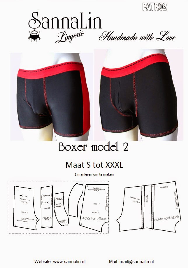 Perfect zittend boxer patroon