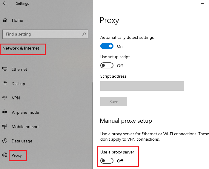 Erreur Windows Store 0x80072F05.  Le serveur a trébuché