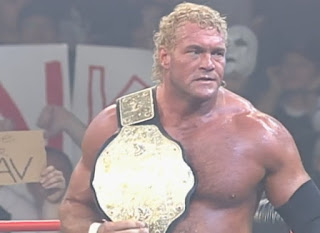 WCW Superbrawl 2000 -  Sid Vicious defended the WCW title against Scott Hall and Jeff Jarrett