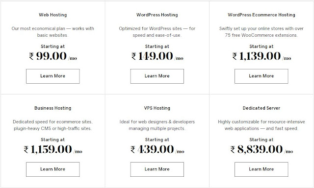 GaDaddy Web Hosting Plans
