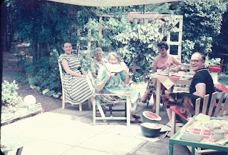 Patio area before Grandpa enclosed, June, Aunty Nettie, Grandma, Des & Uncle Gil Patio area before Grandpa enclosed, June, Aunty Nettie, Grandma, Des & Uncle Gil