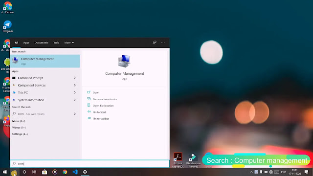 computer management in windows 10 searching computer management in windows 10