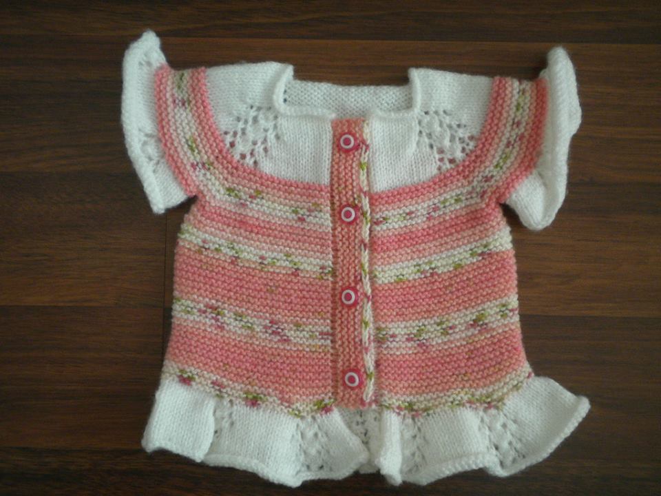 Örgü Bebek Yeleği Bebek, Süslü elbise, Örgü