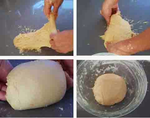 elaboración de la masa del roscón de reyes