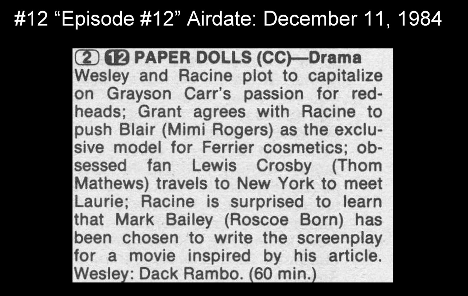Paper Dolls Episode 12