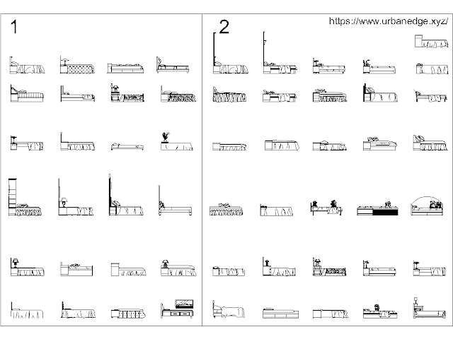 Bed side elevation cad blocks - 55+ free autocad blocks download