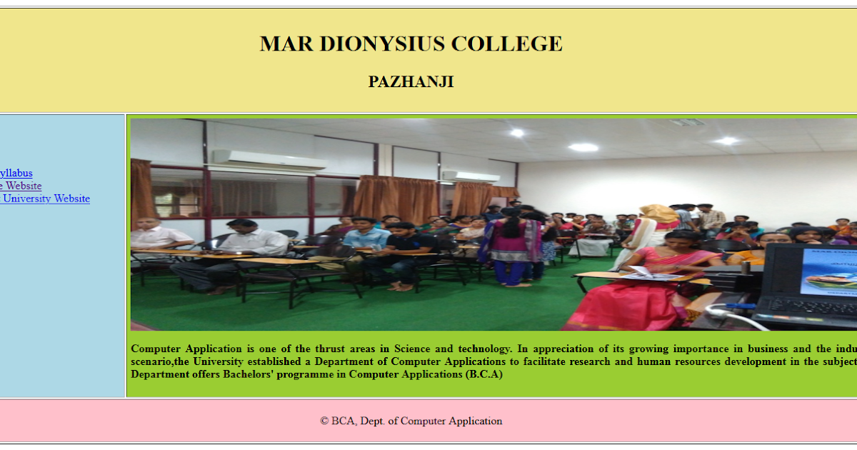 B.C.A. Study materials HTML lab work Exercises 10