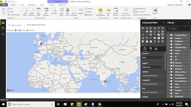 Showing SharePoint data on Power BI - Locations