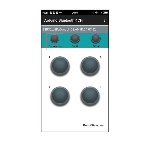 โปรเจค IoT ESP32 เปิดปิดไฟ ผ่าน Bluetooth ด้วย App Android