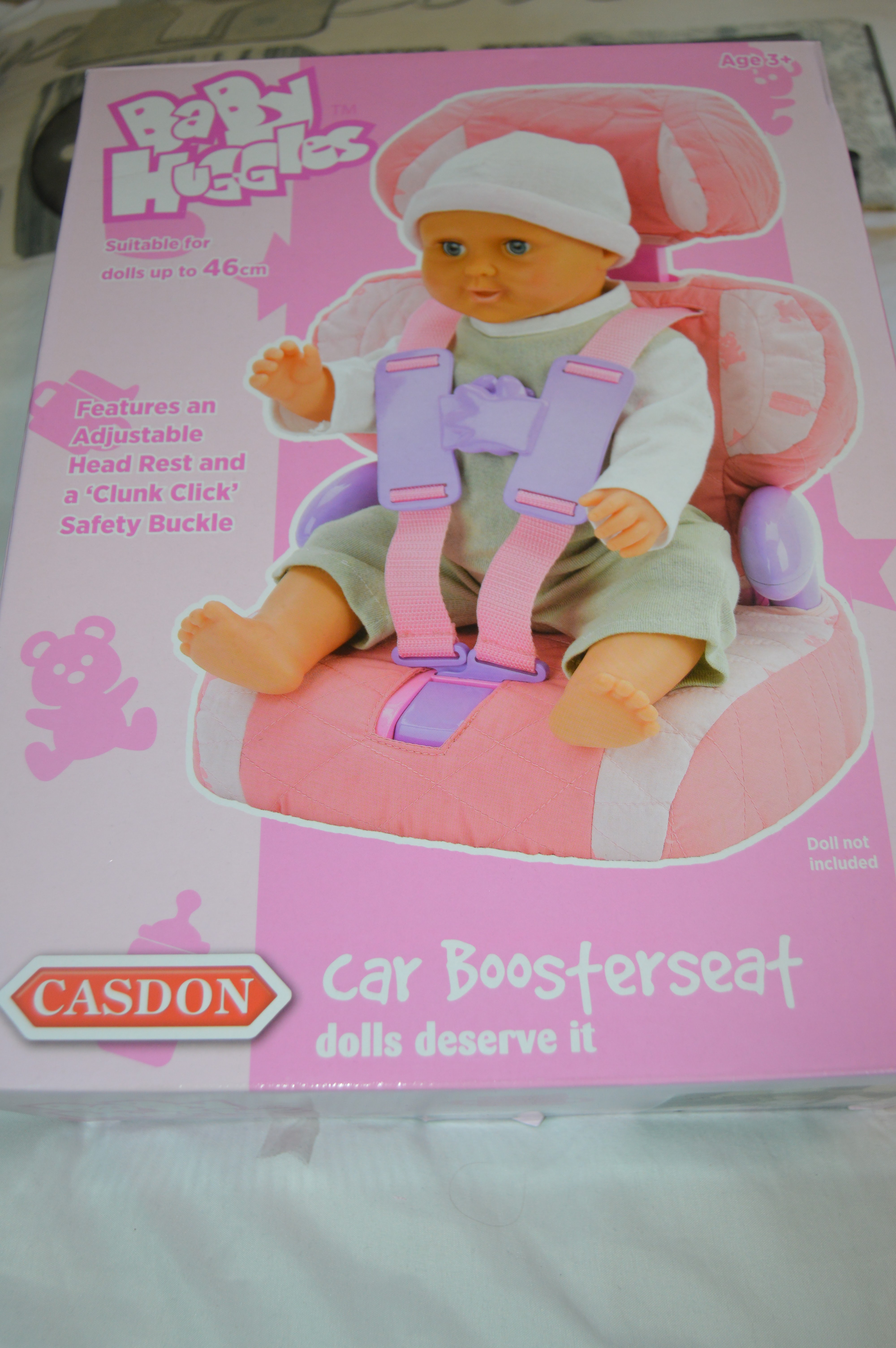 Playdays and Runways Casdon Baby Huggles Car Booster Seat Review