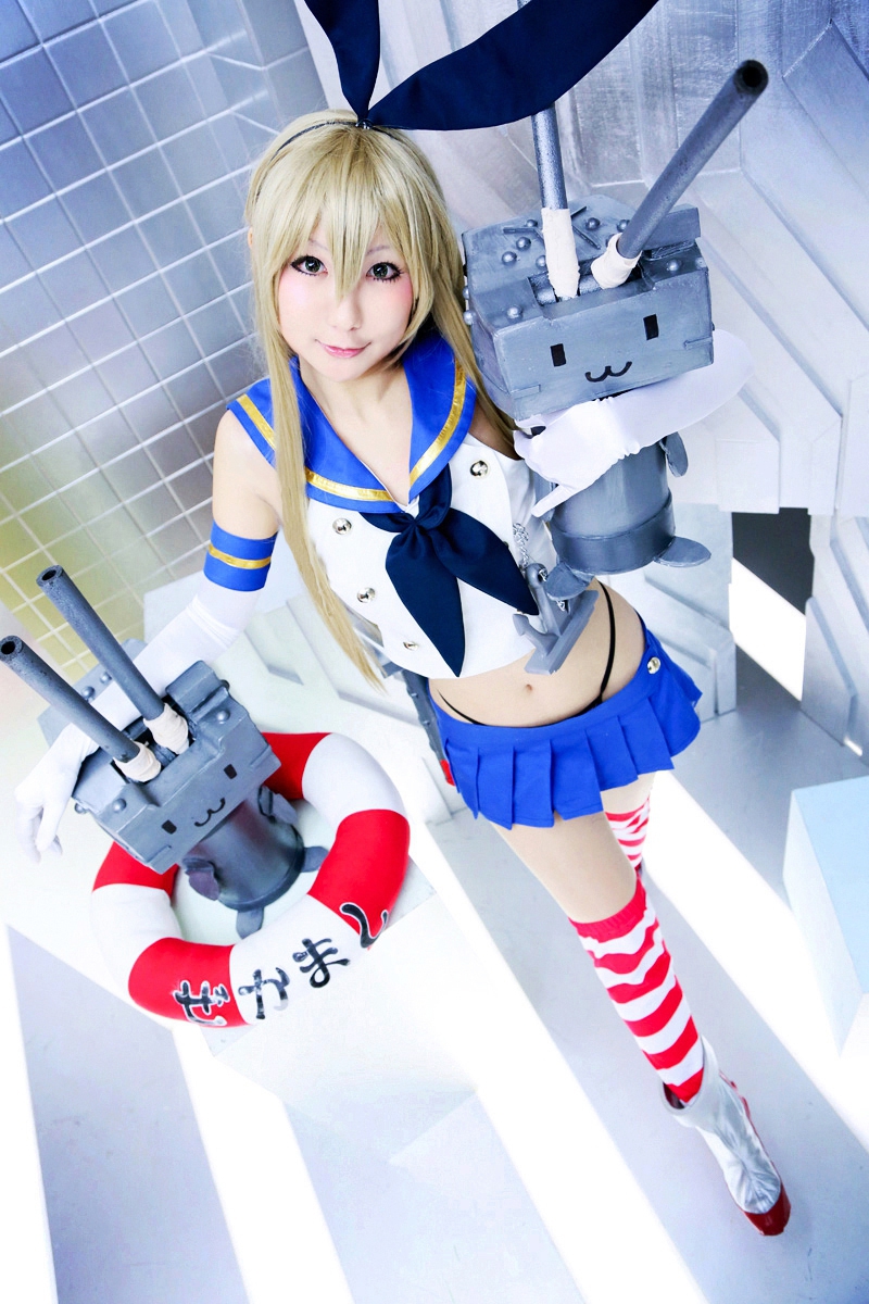 Cosplayer In The World Shimakaze Kantai Collection