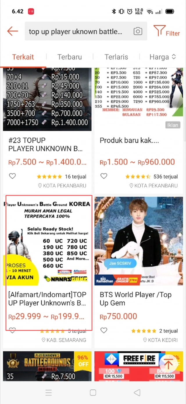 Cara Mudah Top Up UC PUBG Mobile Korea Rumah Multimedia