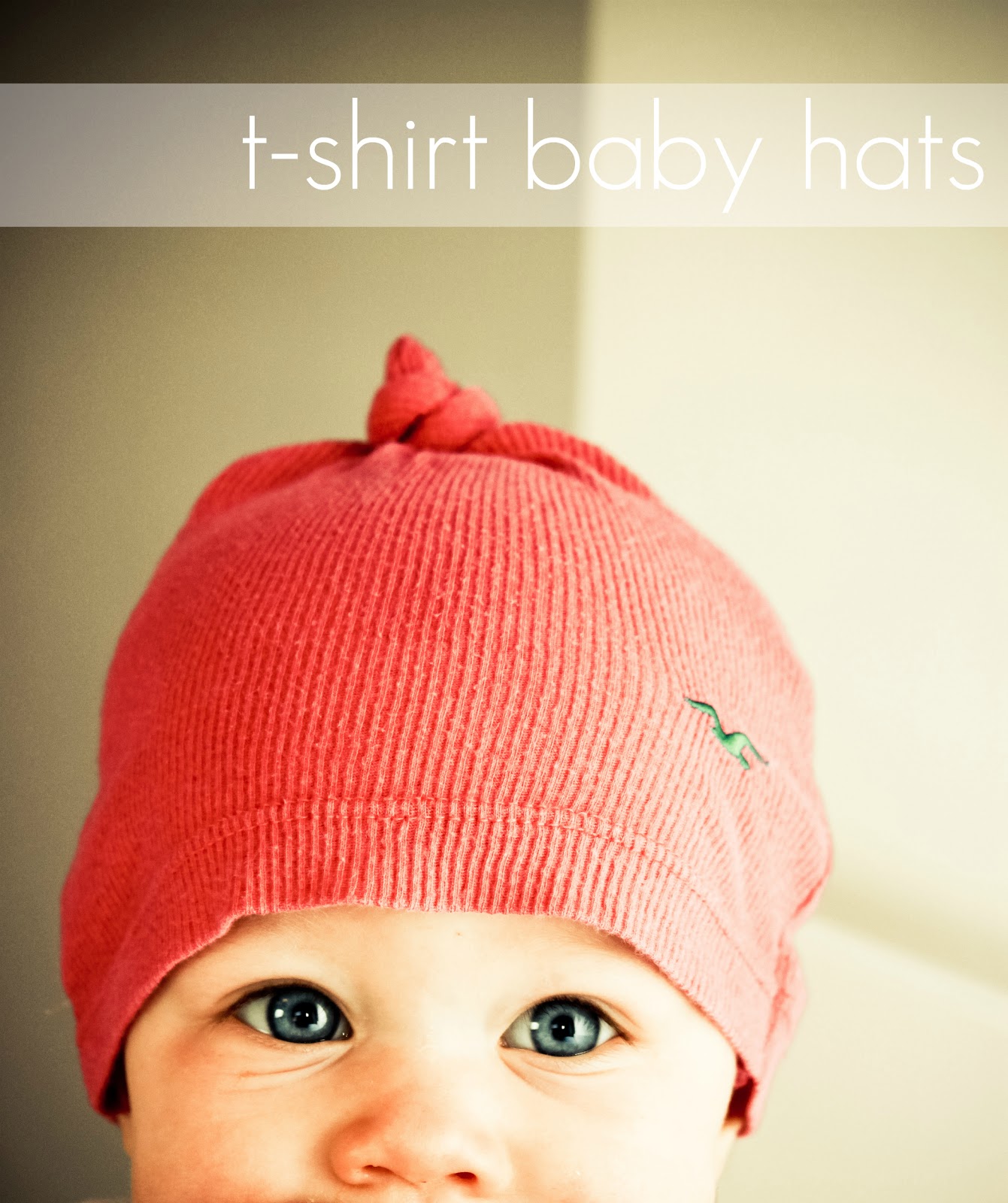 watch out for the woestmans TShirt Baby Hat Tutorial