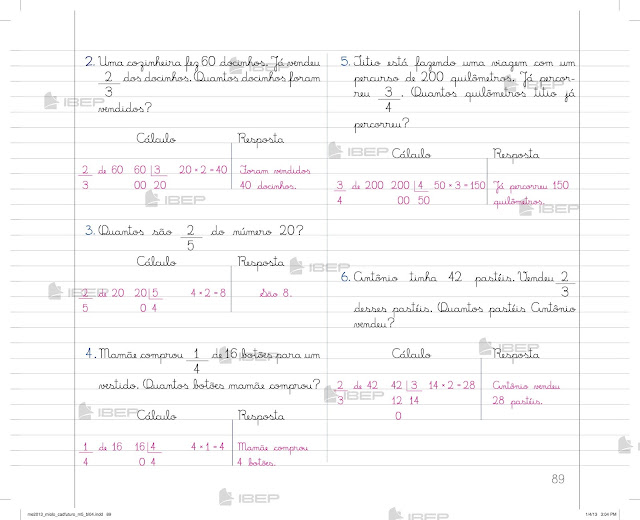 Caderno Do Futuro 5 Ano Matematica