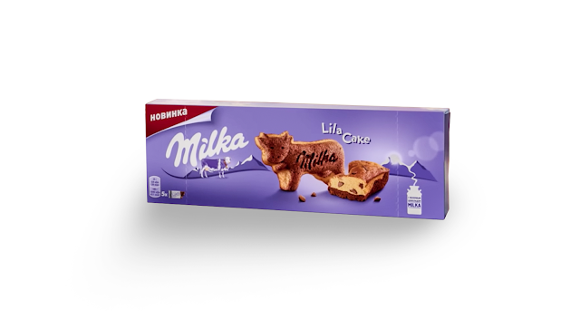 Пирожное Milka “Lila Caket”, Пирожное Милка “Lila Caket” Россия состав цена пищевая ценность 2020
