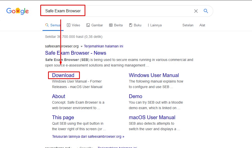 Cara Setting Configurasi Safe Exam Browser