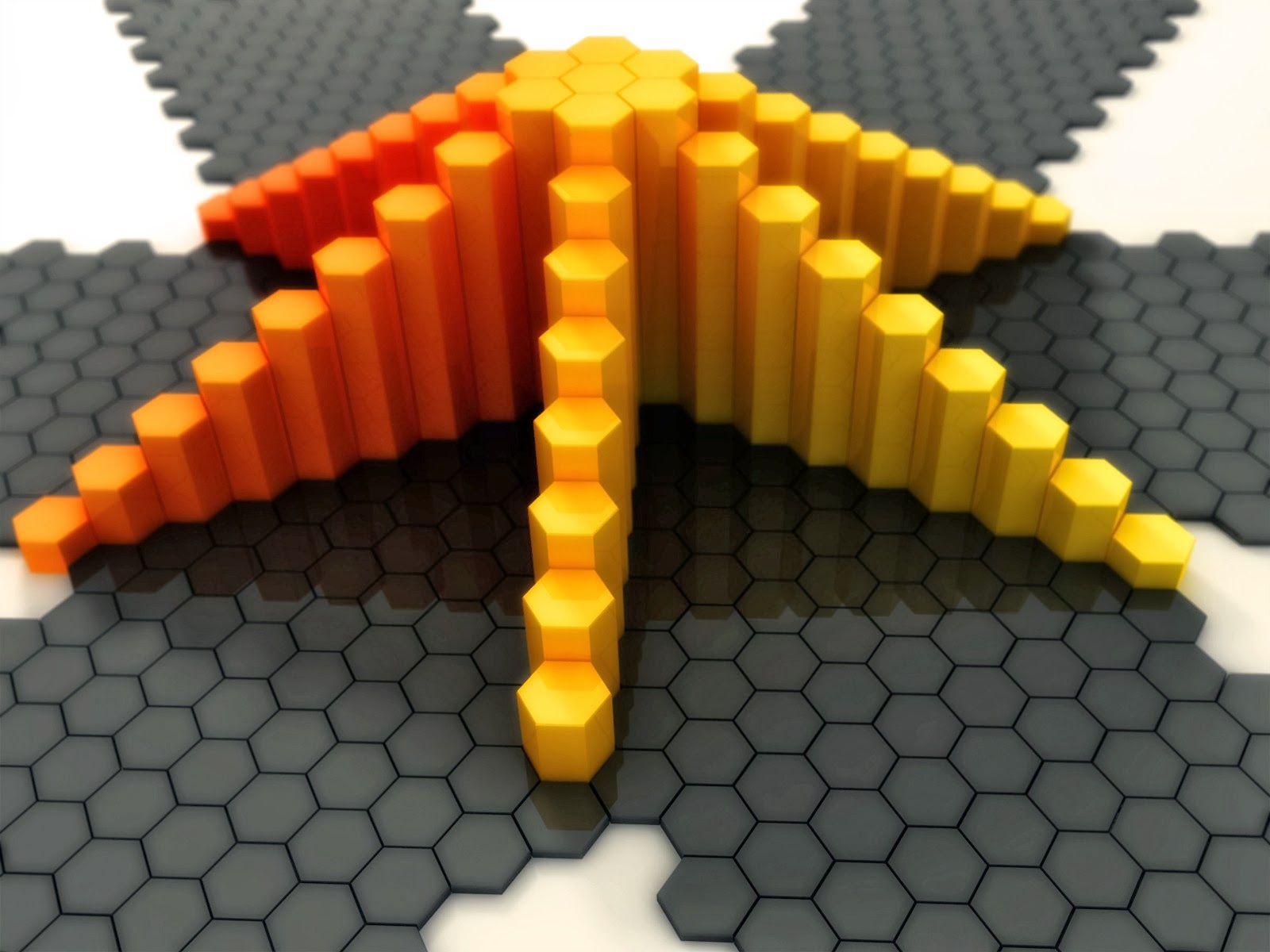 Estrella Abstracto en 3D - Fondos de Pantalla HD - Wallpapers HD