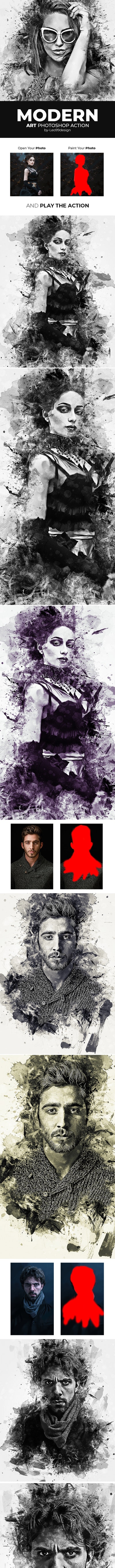 Graphicriver - Modern Art photoshop action 21836053 2 Image%2BPreview%2B%25281%2529
