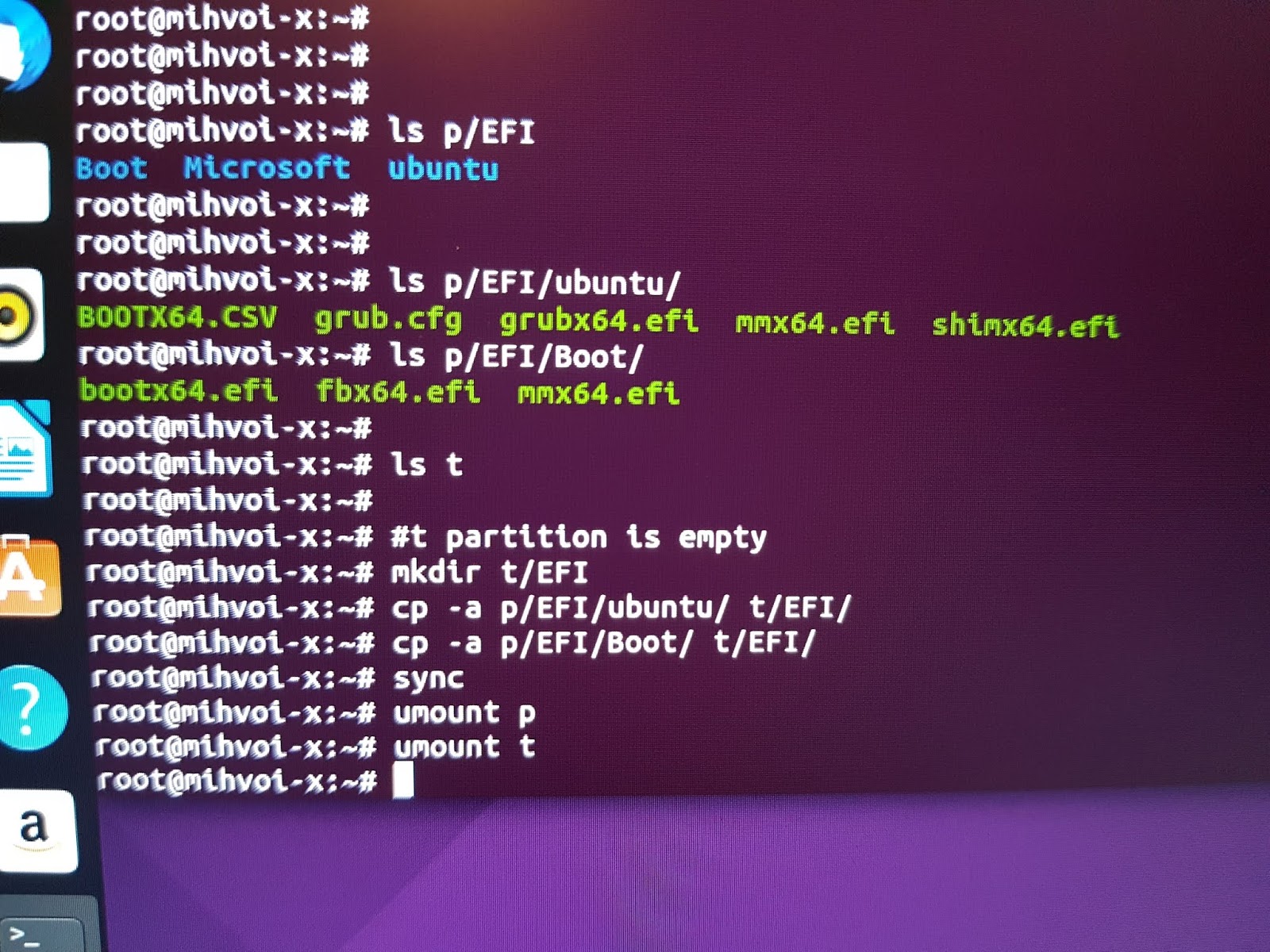 install ubuntu from usb gpt uefi 18.04