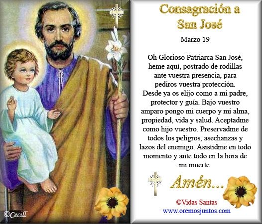 Blog Católico Gotitas Espirituales ®: ORACIONES A SAN JOSÉ