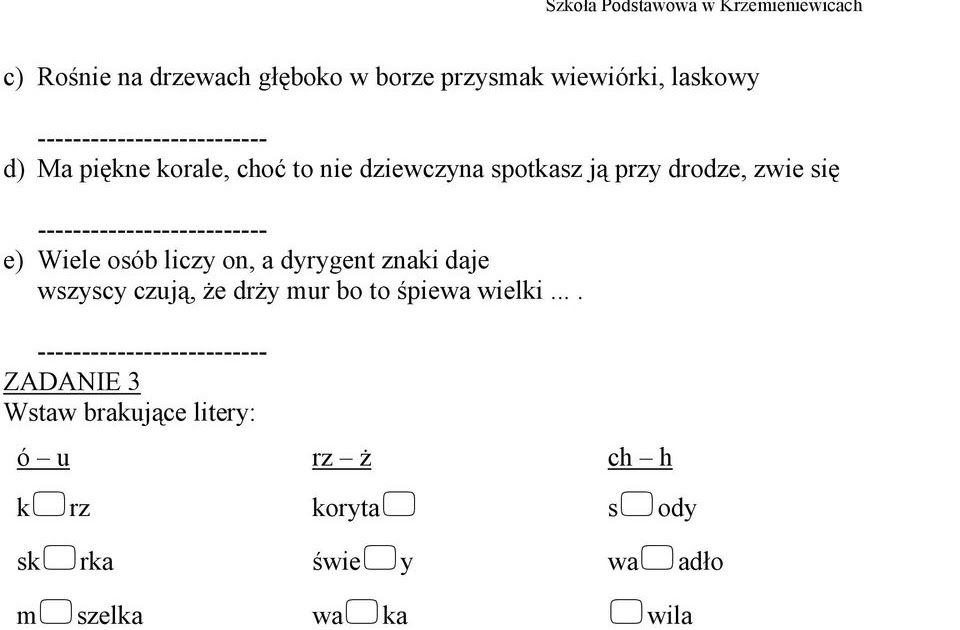 Diagnoza Jezyk Polski Klasa 5 język polski, klasa 5b, 03.10.2020