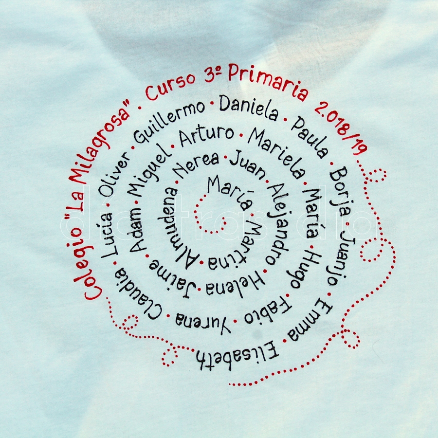 Camiseta maestra personalizada