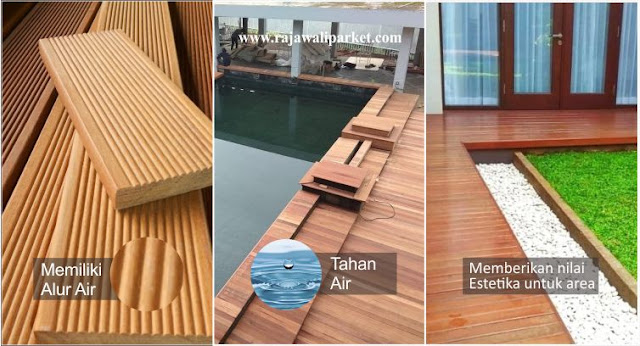 Jenis lantai Kayu Tahan Air, Ada 2 jenis yang Tahan Air lho - Rajawali