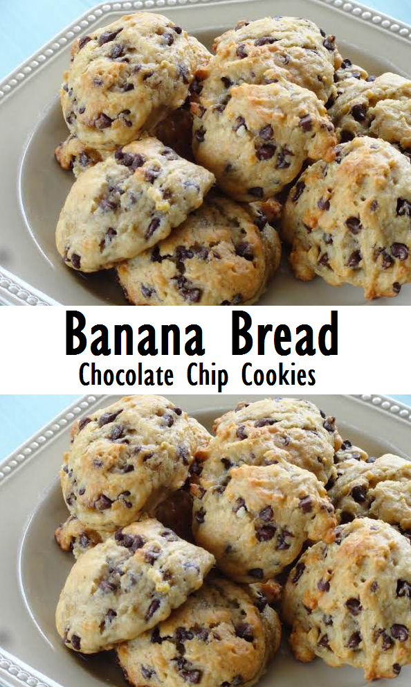 Banana Bread Chocolate Chip Cookies