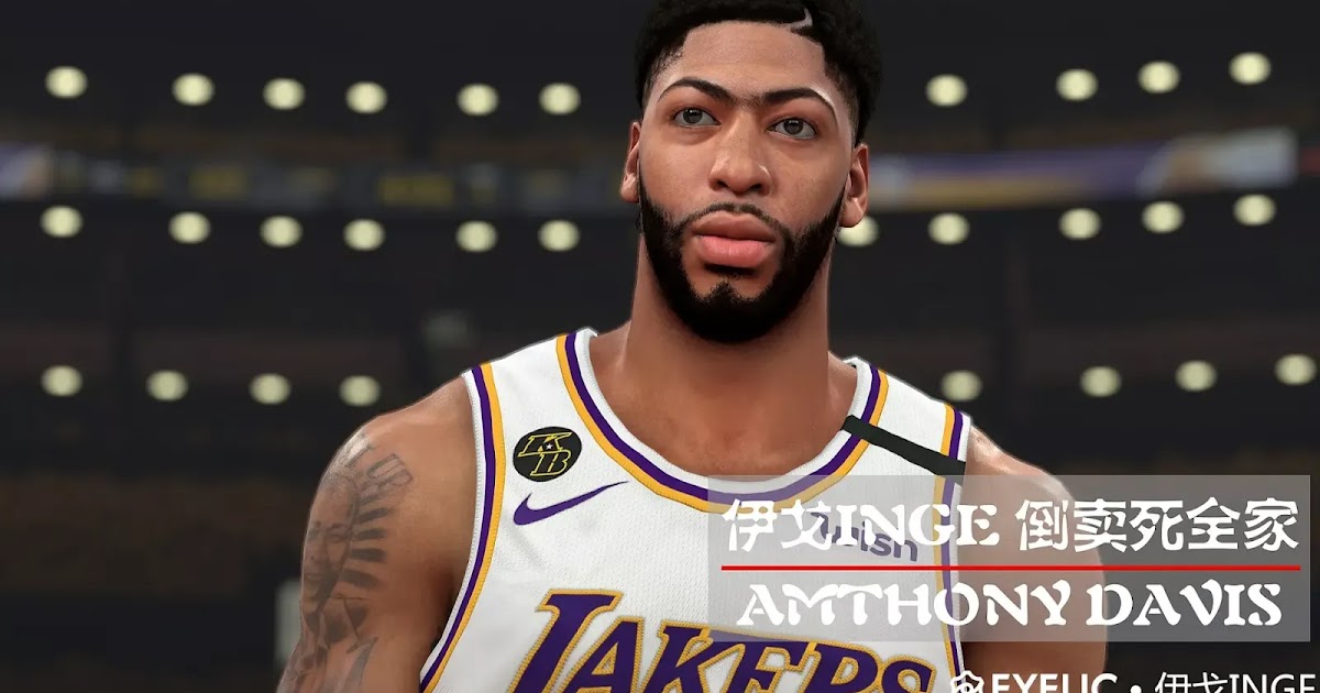 NBA 2K20 Anthony Davis Cyberface by INGE Shuajota Your