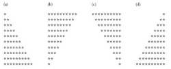 triangle java pattern star loop program using shapes printing following asterisks below right loops shown printed