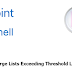 Find All Large Lists Exceeding Threshold Limit in SharePoint using PowerShell