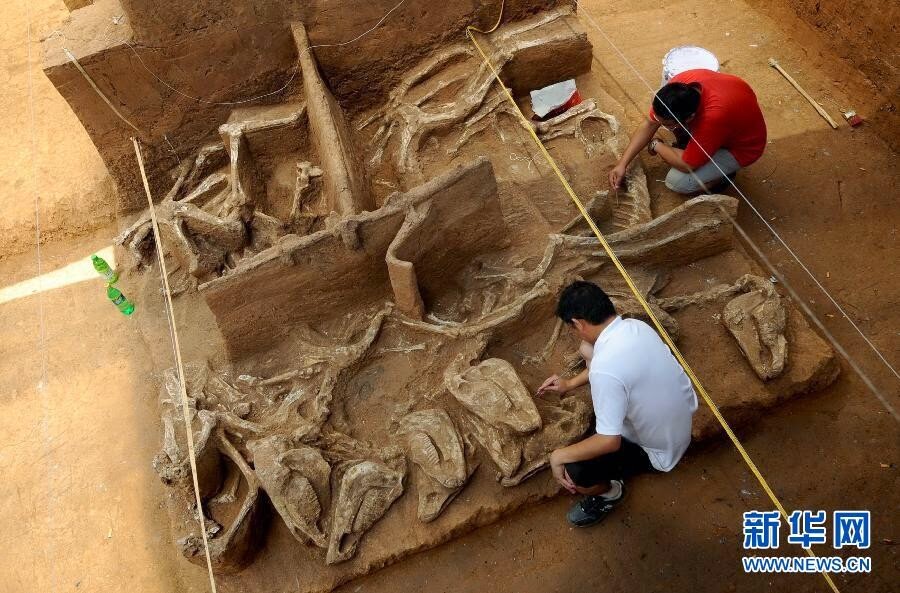 Historical relics unearthed in China's Henan Historical relics unearthed in China's Henan
