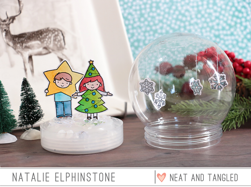 DIY Snow Globe VIDEO Natalie Elphinstone Neat and Tangled