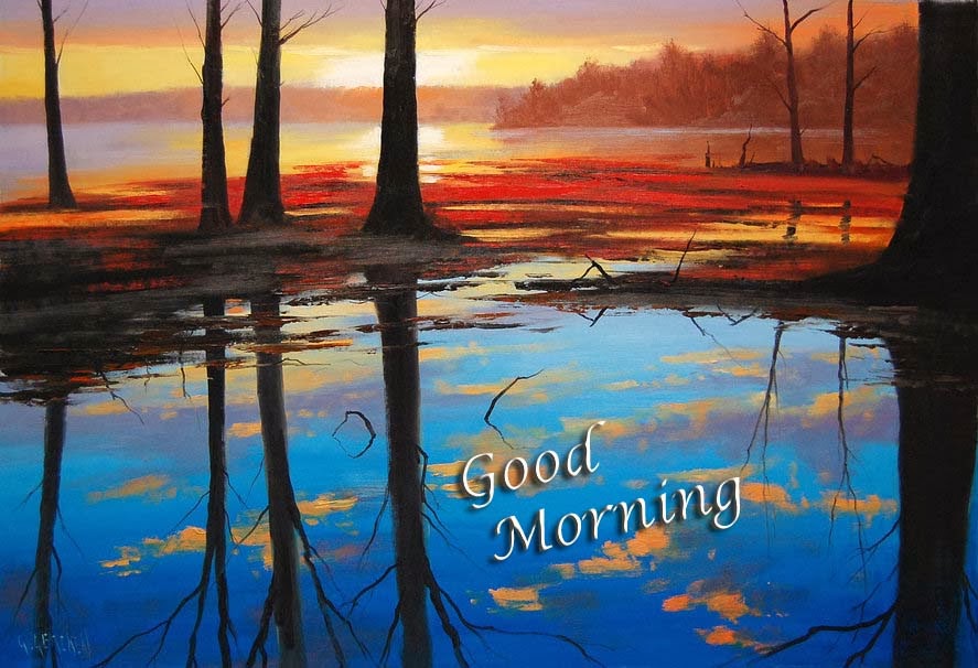 nature-trees-lake-water-sunrise-morning-hd-image