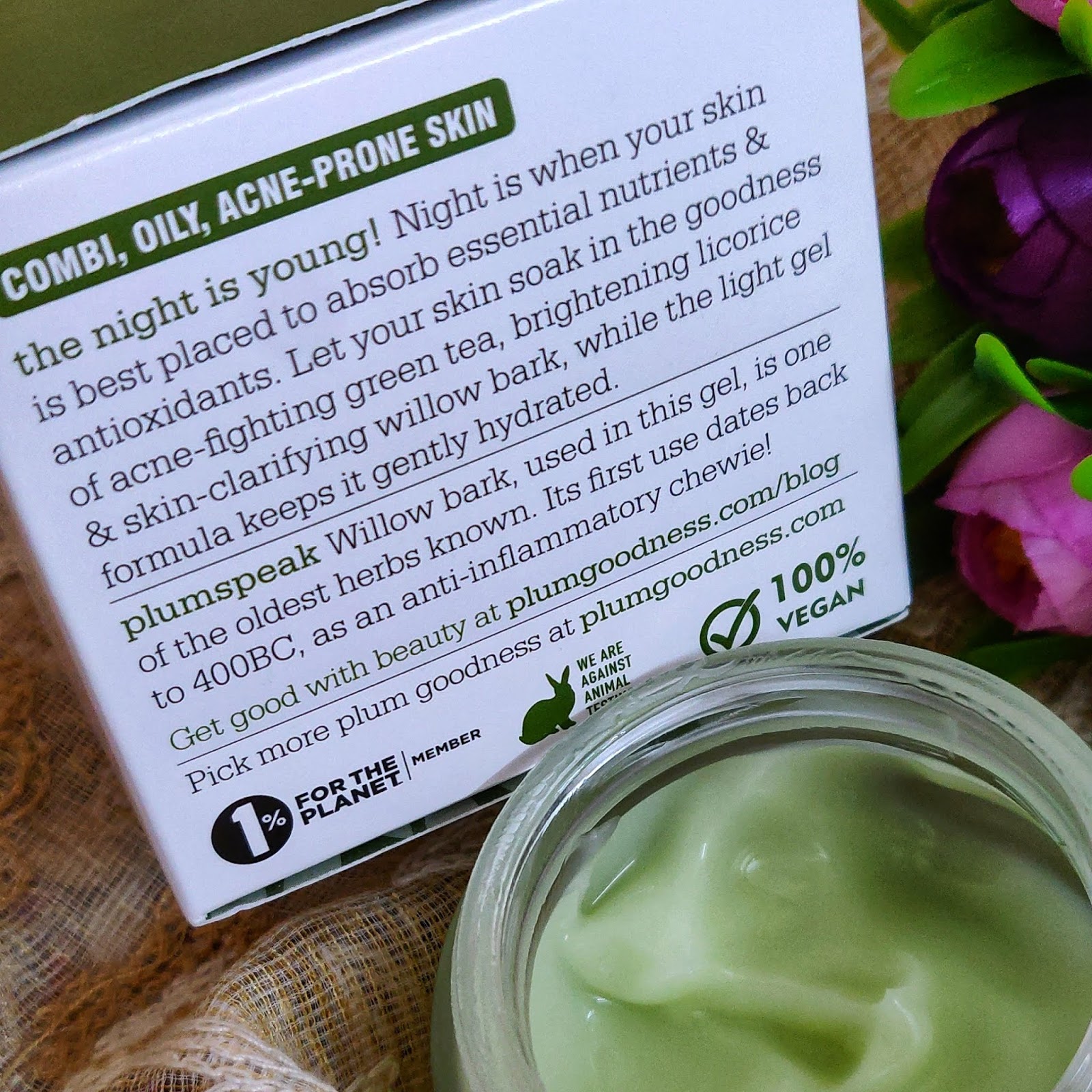 Plum Green Tea Clarity Renewed Night Gel Review Skincare Villa