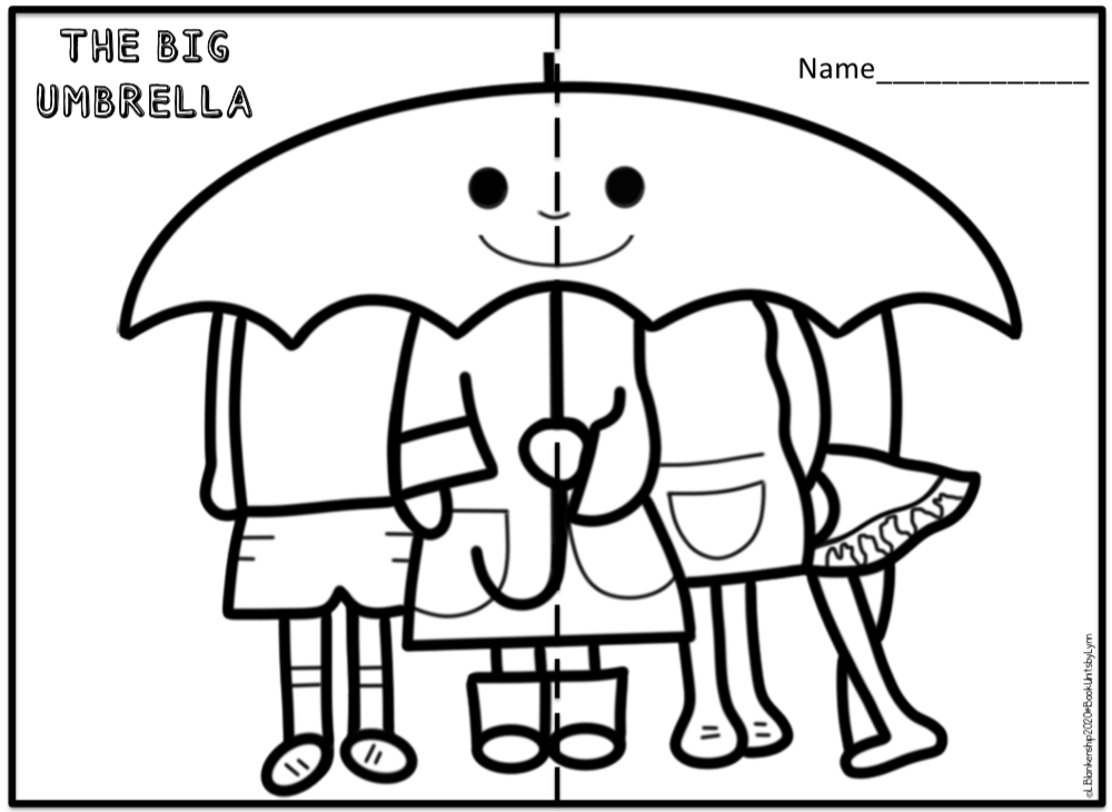 THE BIG UMBRELLA BOOK CRAFT Book Units by Lynn