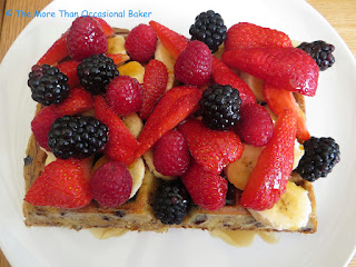 fresh fruit waffle