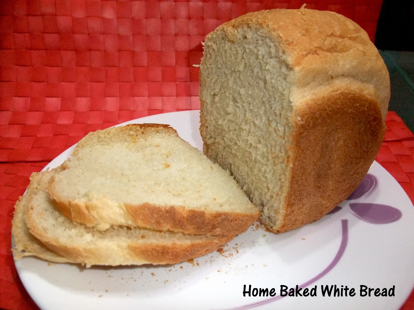 Kris' Recipes House: Chocolate Bread & White Bread made by Bread Maker
