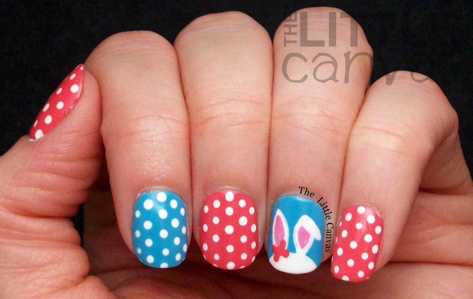 Quick and Easy Bunny Nail Art - wide 10