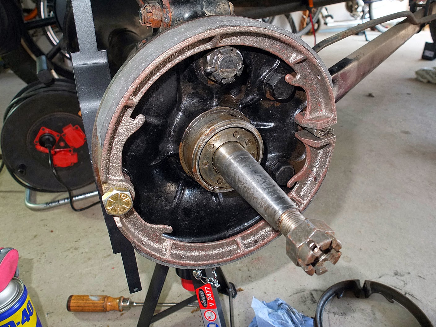 Ford Model T Touring 1923 Einbau der Rocky Mountain Brakes, Teil 1