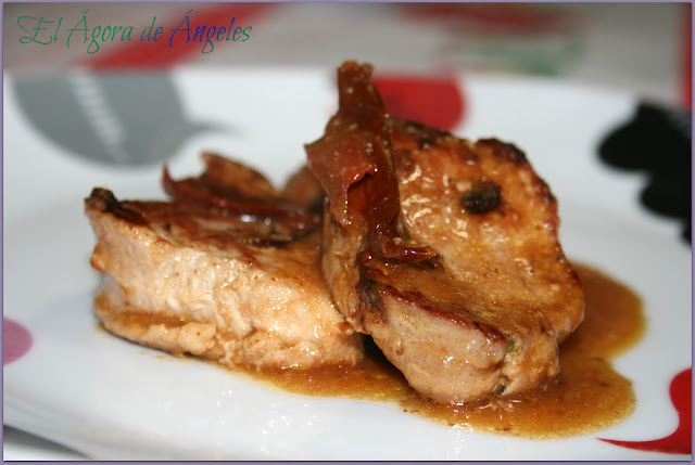  SOLOMILLO DE CERDO CON SALSA DE MOSTAZA Y OPORTO 