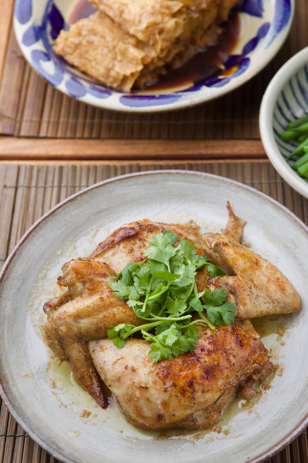 OISHII! Coriander pepper chicken