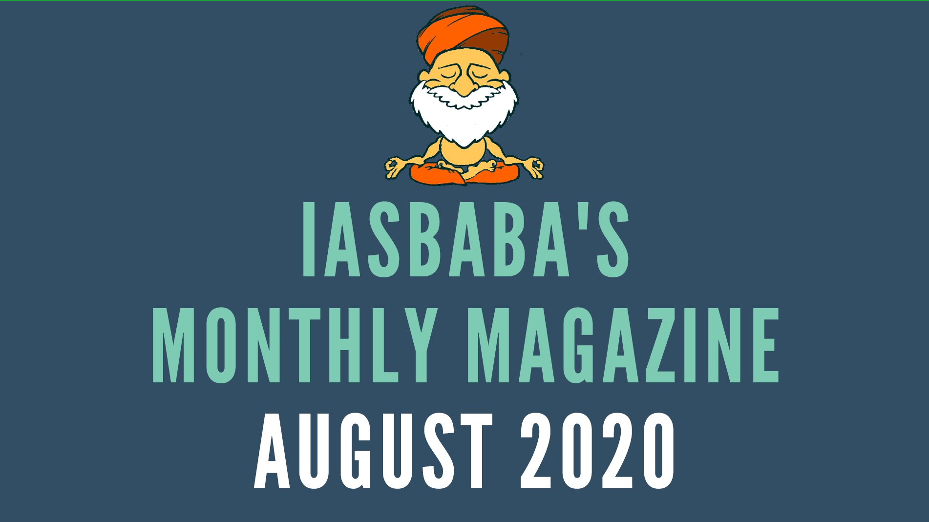 IAS baba Current Affairs August 2020