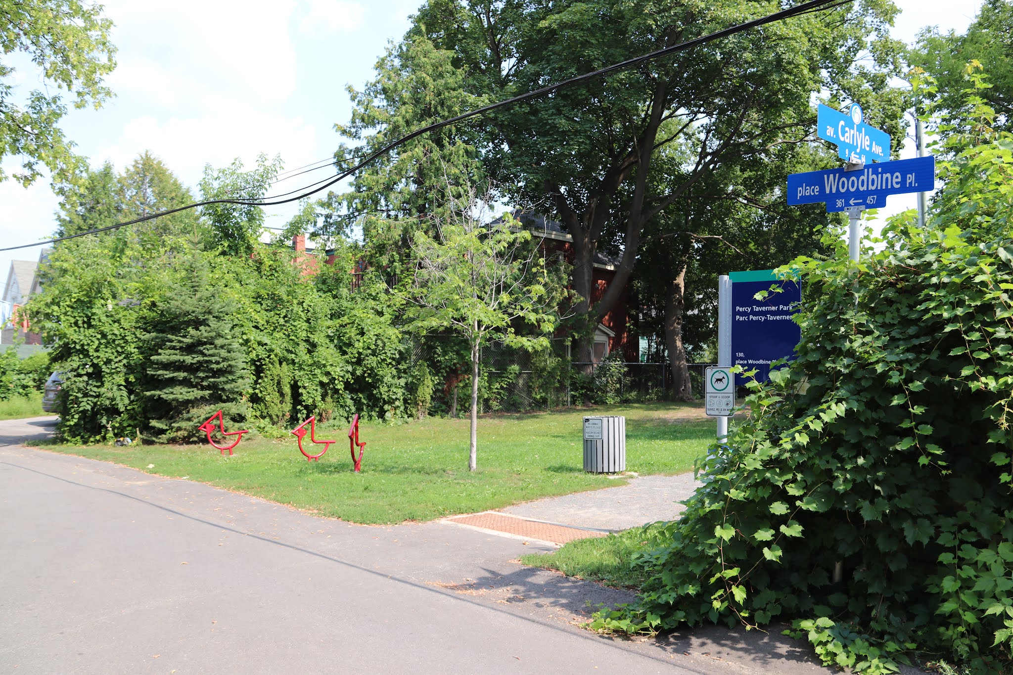 Memorials in Ottawa Percy Taverner Park