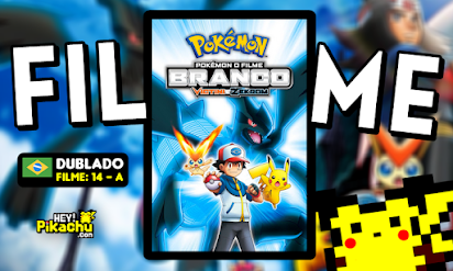 Pokemon Pikachu preto e branco Pokémon o filme: preto - Victini e Reshiram  e branco - Victini e Zekrom Pokémon o filme: preto - Victini e Reshiram e  branco - Victini e