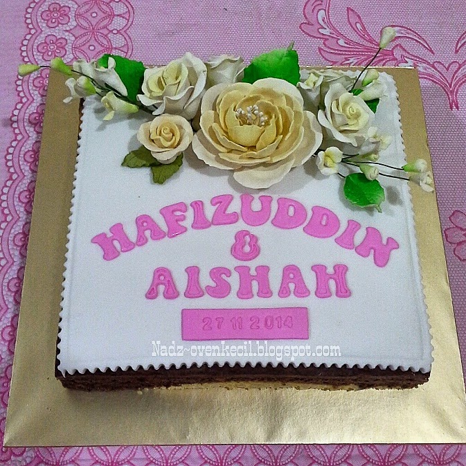 KEK HANTARAN SIMPLE DECO (FONDANT)