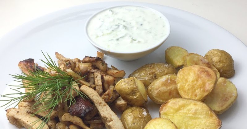 Lecker Bentos und mehr: Geflügelgyros mit Ofenkartoffeln und Tsatsiki