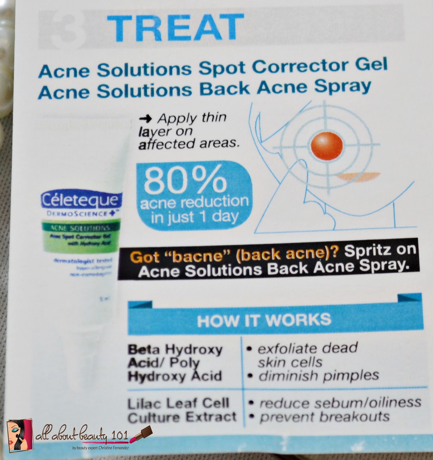How To Care For Acne With Celeteque DermoScience Acne Solutions All