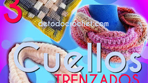 Los Mejores Cuellos Trenzados A Crochet para Tejer y Disfrutar