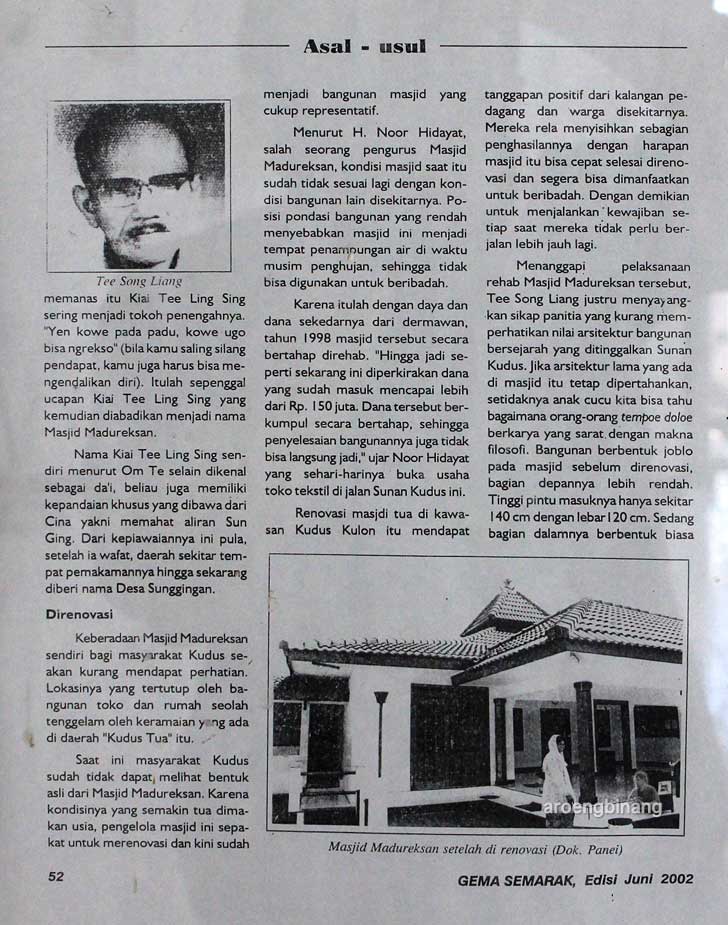 masjid madureksan kudus